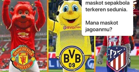 [FOTO] 25 maskot sepakbola terkeren sedunia. Mana maskot jagoanmu?